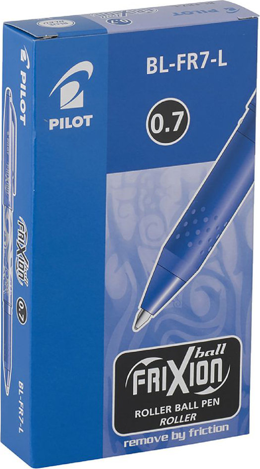 12 Pilot FriXion Ball gelrollers blauw medium 0,7 mm