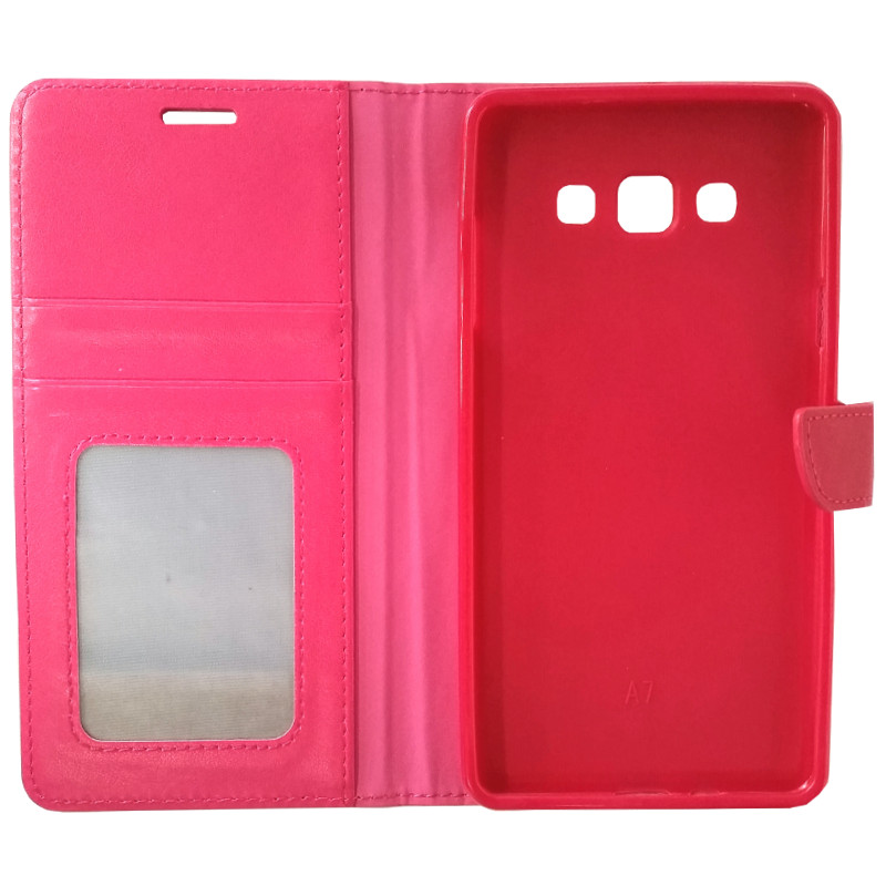 Galaxy A7 hoesje roze