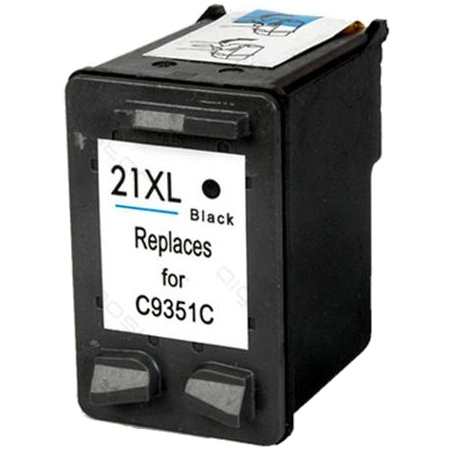 Huismerk HP 21XL cartridge zwart