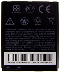 Htc 35H00143-01M  Accu Li-Ion HD7 1230 mAh Bulk - 