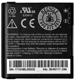 HTC accu BP E272 origineel (35H00117-03M)