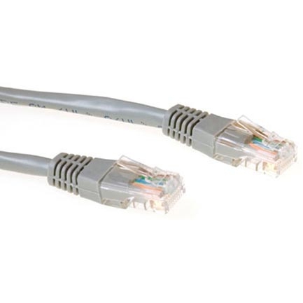 U/UTP kabel CAT5e 0,5 meter grijs