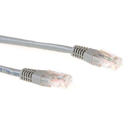 U/UTP kabel CAT6 3 meter grijs