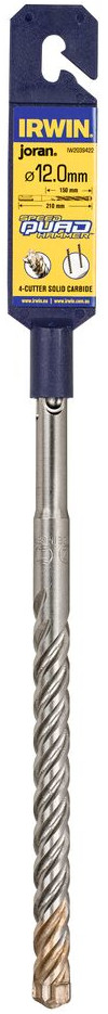 Irwin SDS-plus betonboor 4C Quad 12x210mm