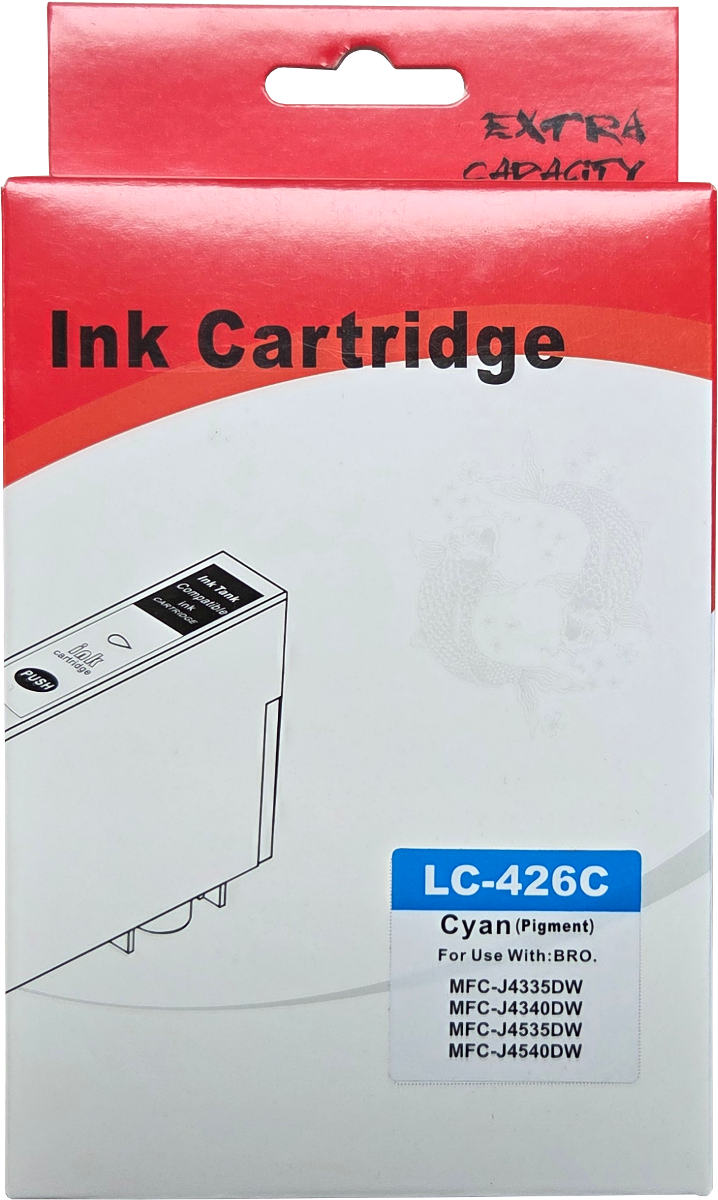 Huismerk Brother LC-426C cartridge cyaan