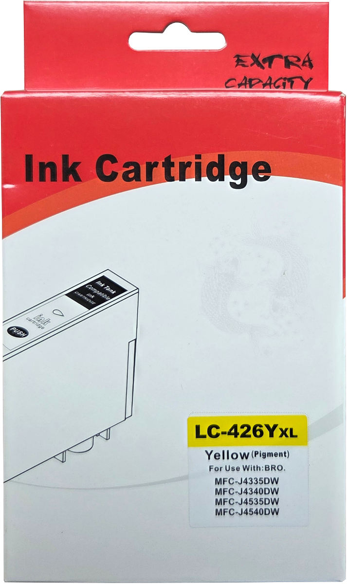 Huismerk Brother LC-426XLY cartridge geel