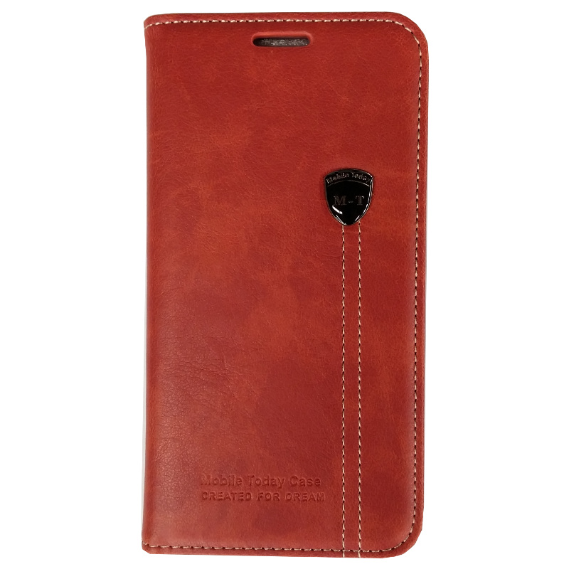 Leren hoesje Galaxy Note 5 rood