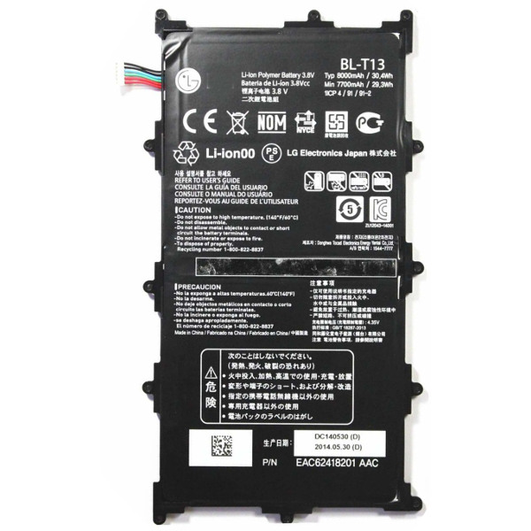 LG G Pad 10.1 accu BL-T13 origineel