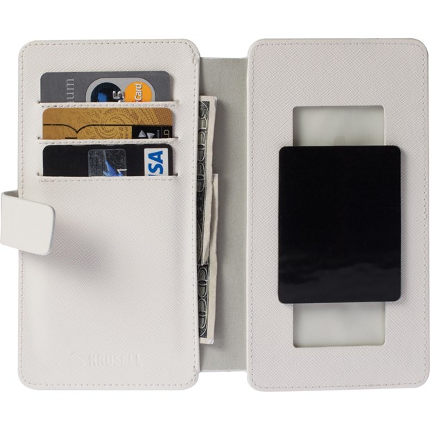 Krusell Malmö FlipWallet Slide 4XL wit
