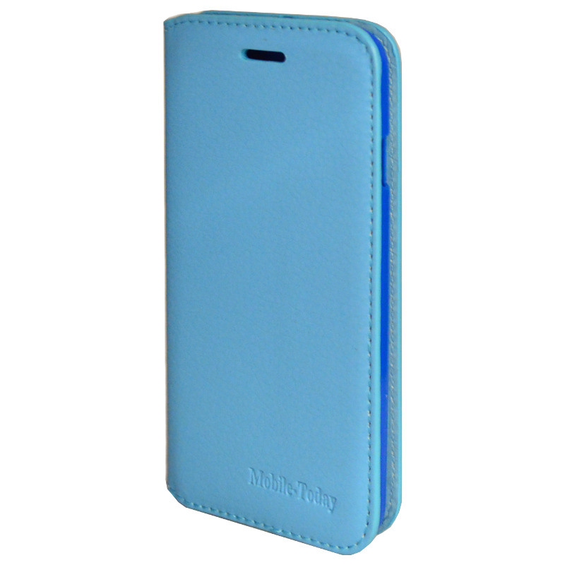 Galaxy Note edge hoesje aqua blauw