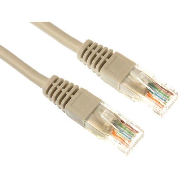 U/UTP kabel CAT5e 1,8 meter beige