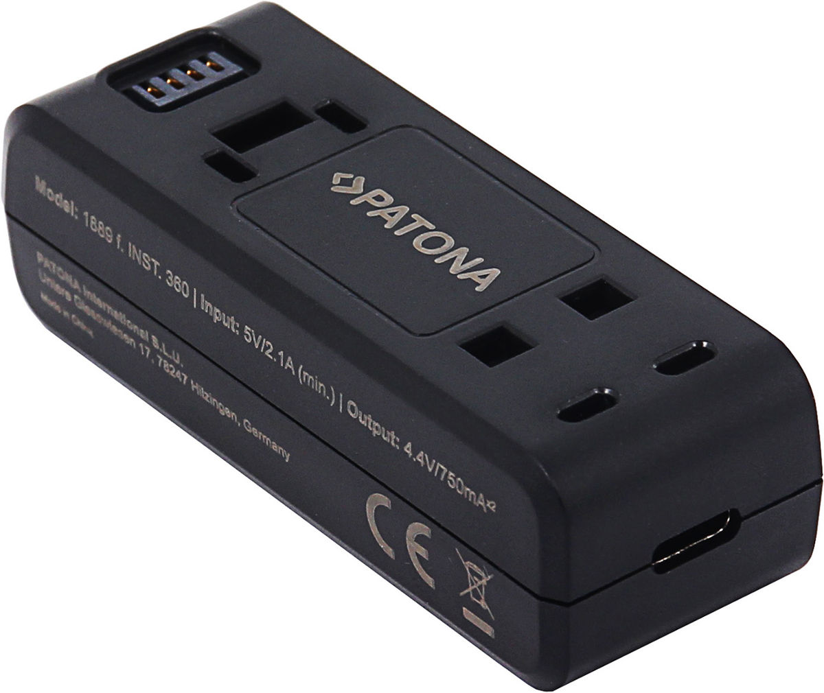 Insta360 One R/RS Dual USB lader (Patona)