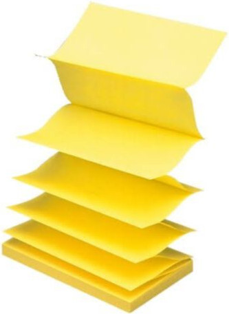 Post-it Z-notes memoblok 127x76mm geel (100 vel)