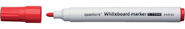 Quantore whiteboardmarker 1-1,5mm rond rood