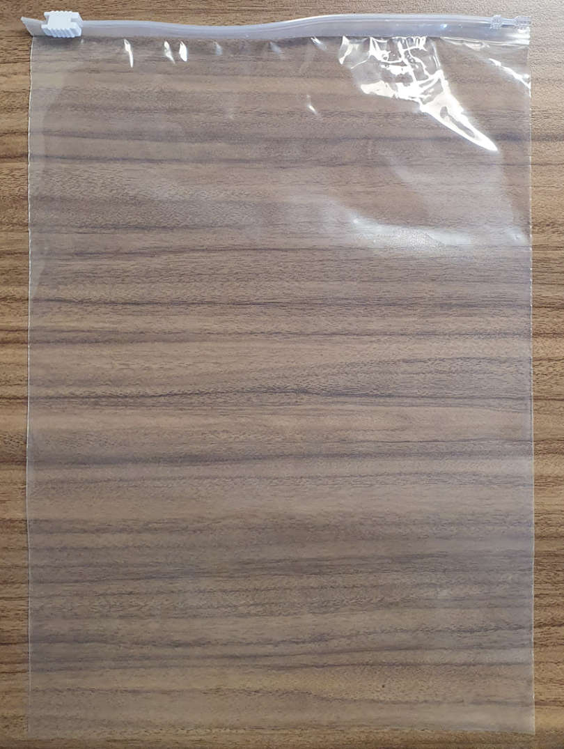 100 Ritszakken 225x310 mm 60 micron transparant