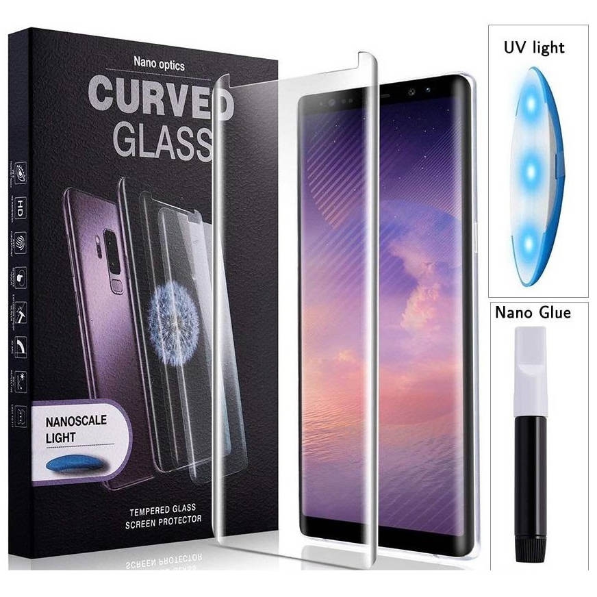 Galaxy S10 3D glas screen protector Nano Optics UV