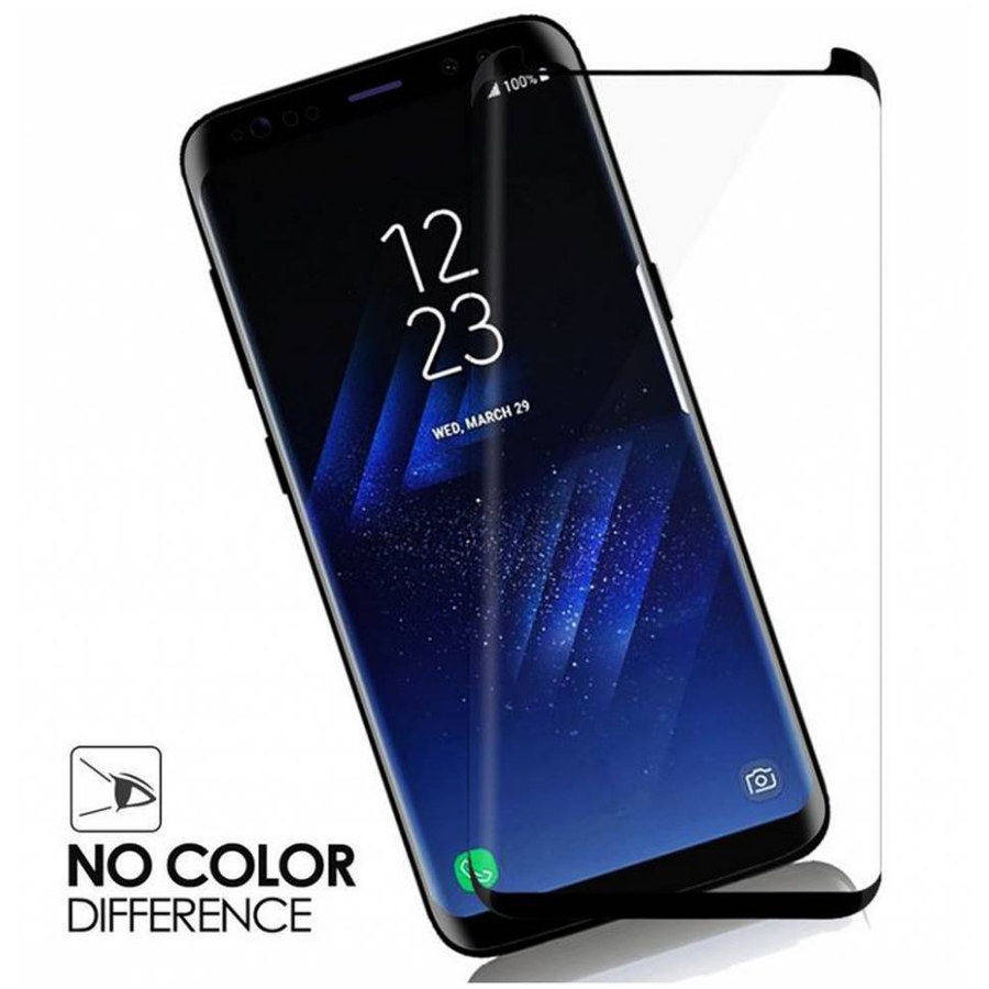 3D glas screen protector Galaxy S9 zwart