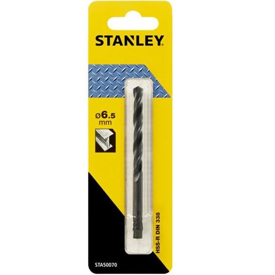 Stanley metaalboor 6,5 mm HSS-R STA50070