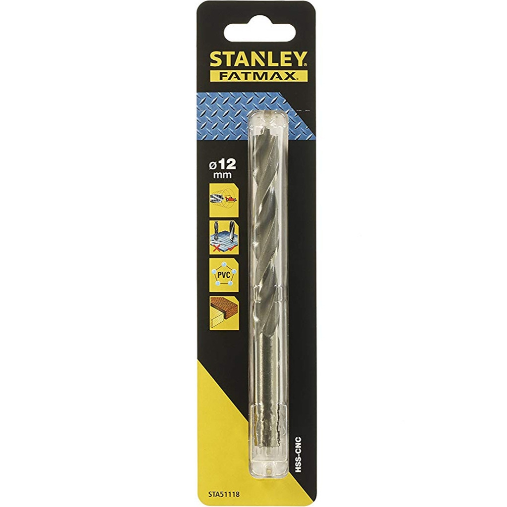 Stanley Fatmax metaalboor 12 mm HSS-CNC STA51118