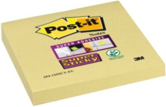 Post-it Super Sticky Notes 76 x 76 mm geel (90 vel)
