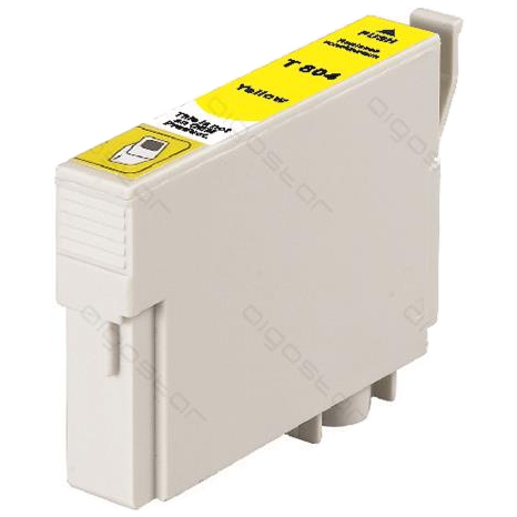 Huismerk Epson T0804 cartridge geel