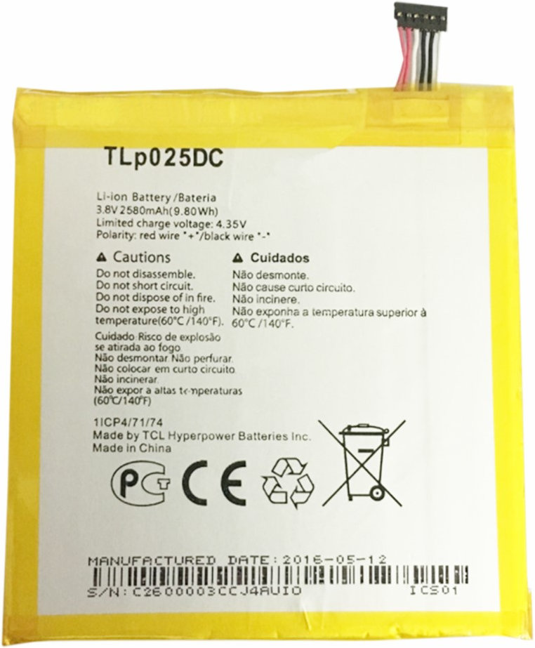 Alcatel Pixi 4 (6) accu TLp025DC origineel