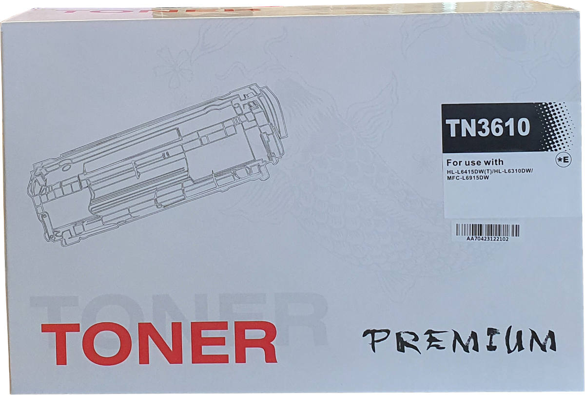 Huismerk Brother TN-3610 toner zwart
