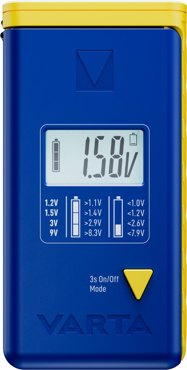 Digitale batterijtester van Varta
