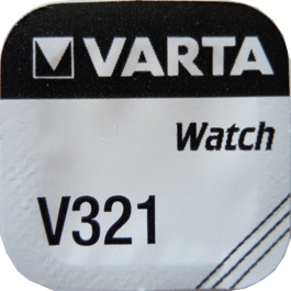 Horloge batterij V321 van Varta
