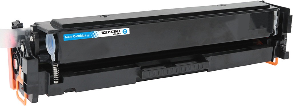 Huismerk HP 207X (W2211X) toner cyaan