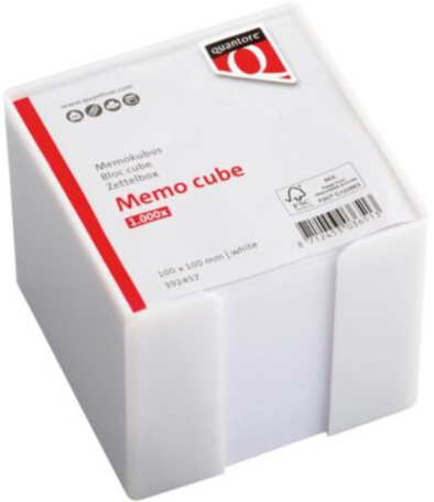 Witte Quantore memokubus met 900 vel