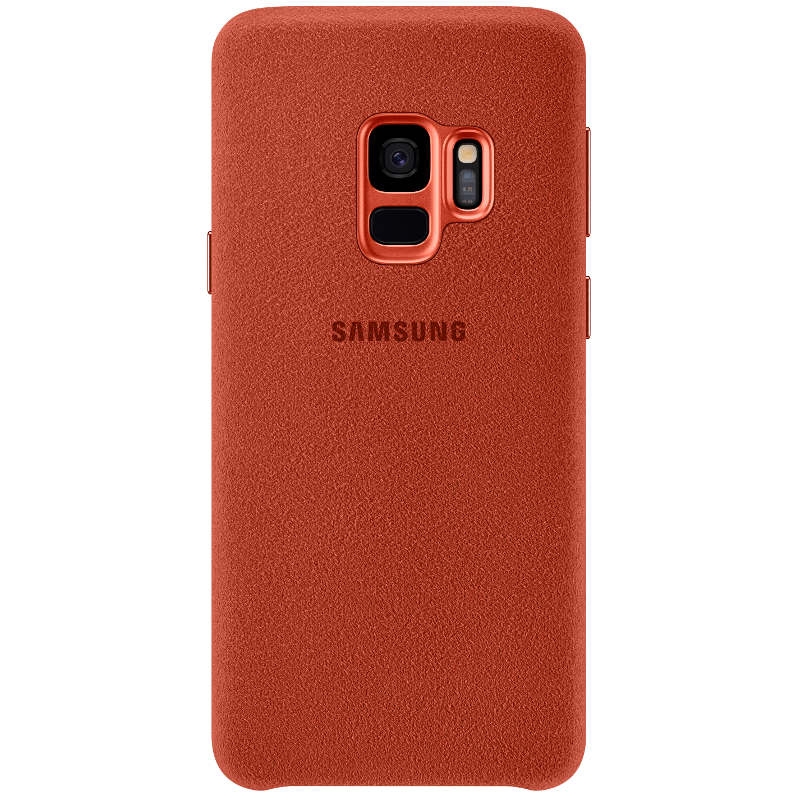 Galaxy S9 Alcantara Cover rood EF-XG960AREGWW