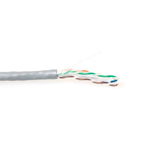 U/UTP kabel CAT6 op rol 100 meter grijs met adersplitter