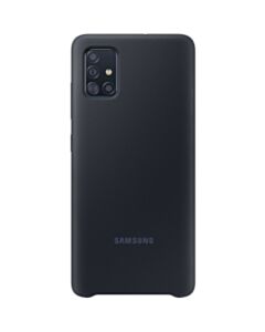 Galaxy A51 Silicone Cover zwart EF-PA515TBEGEU